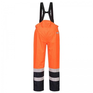 Portwest S782 Orange Bizflame Rain High-Vis PPE Trousers